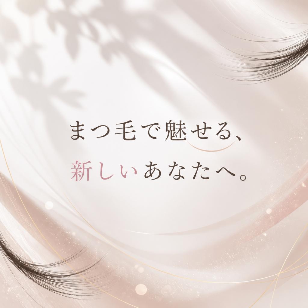まつ毛で魅せる、新しいあなたへ。