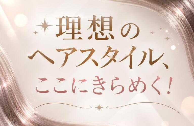 理想のヘアスタイル、ここにきらめく！