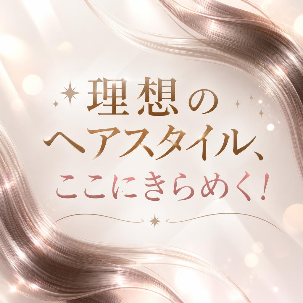 理想のヘアスタイル、ここにきらめく！