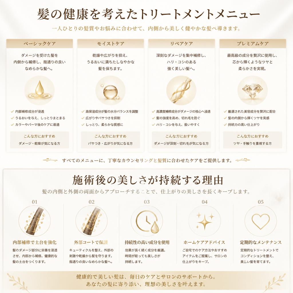 効果的なトリートメント