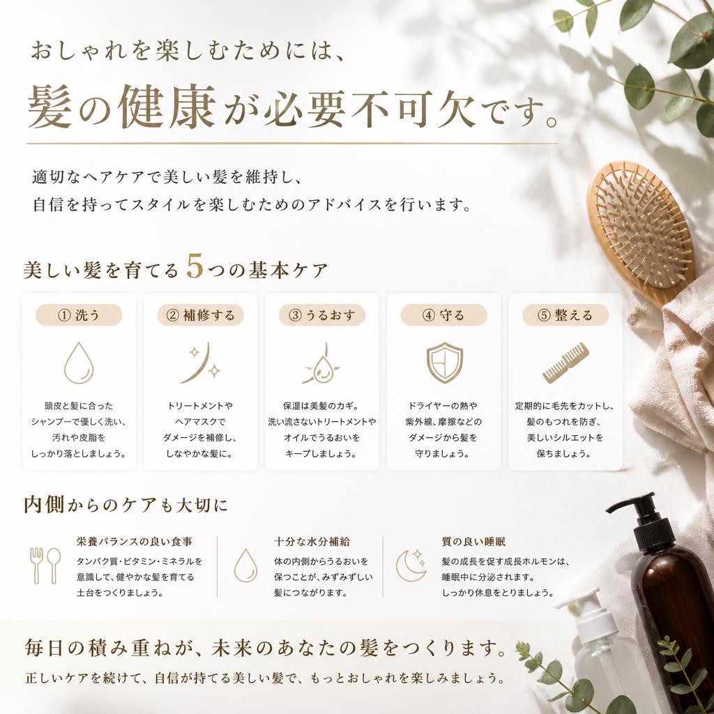 ヘアケアの重要性