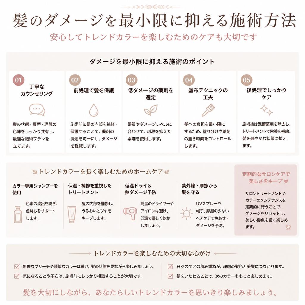 髪の健康を考えた施術