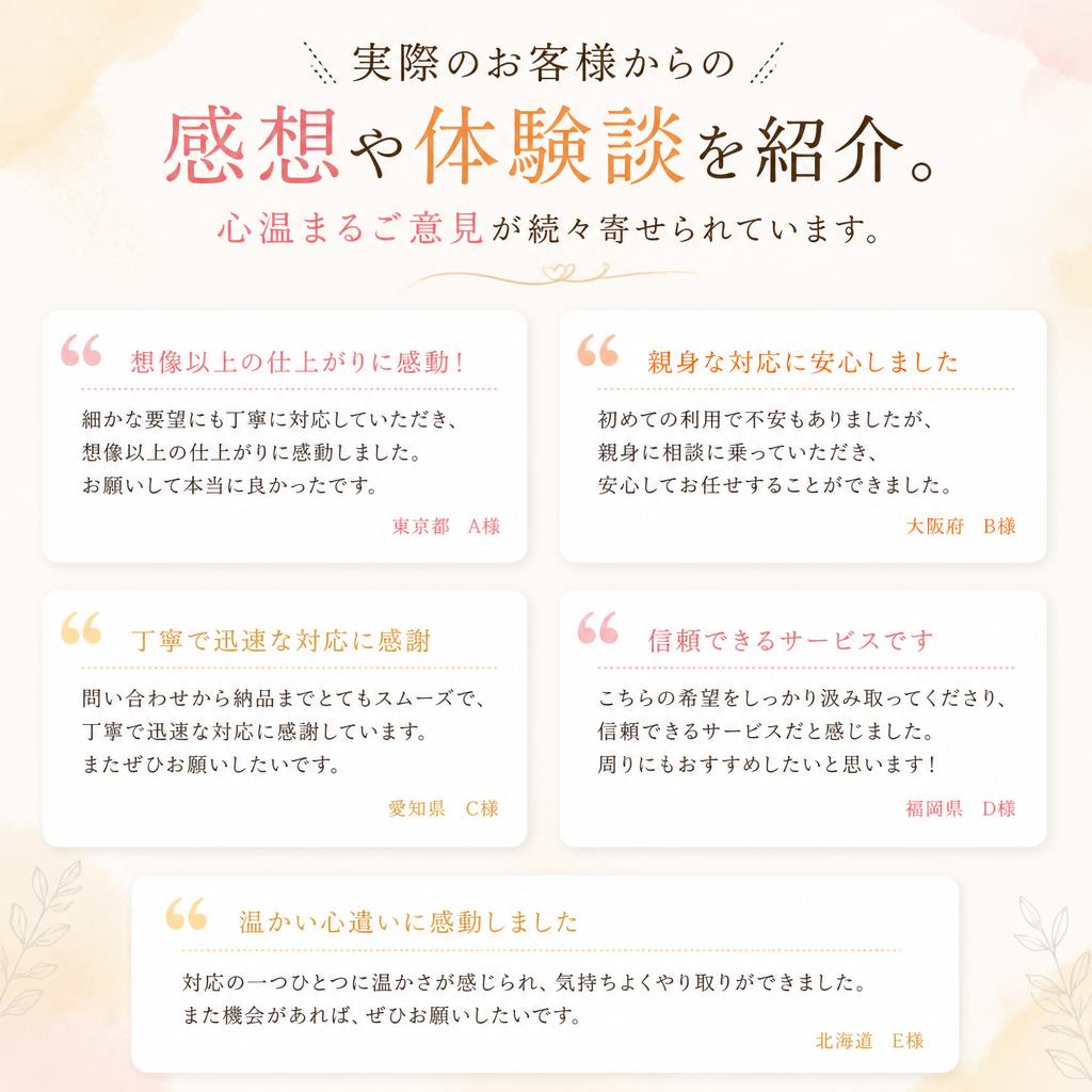 お客様の声