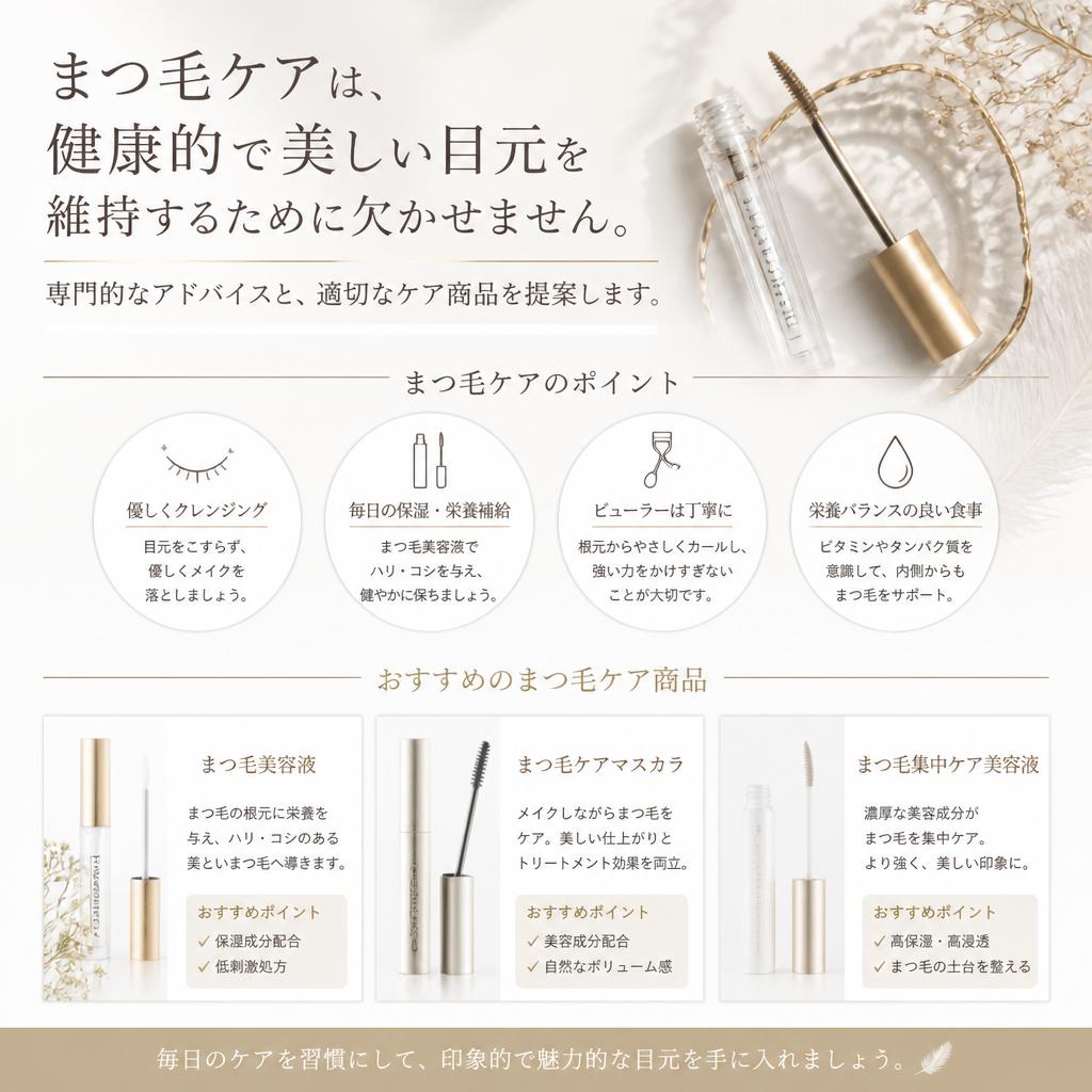 まつ毛ケアの重要性