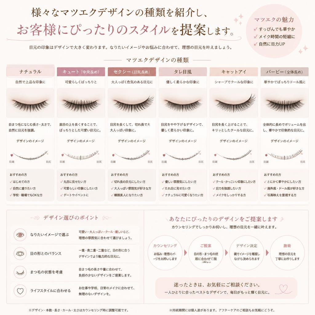 あなたの個性に合わせたデザイン