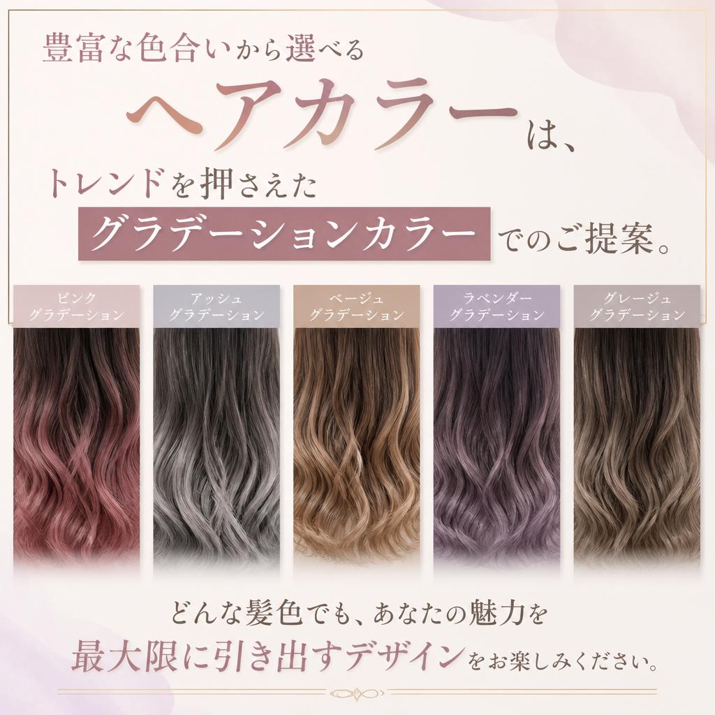 ヘアカラーの魅力